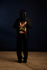 [UNISEX] LOCO MOSQUITO X RINZIN WASHED BLACK MOSQUITO FLAME SHIRT: Alternate View #10