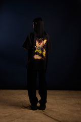 [UNISEX] LOCO MOSQUITO X RINZIN WASHED BLACK MOSQUITO FLAME SHIRT: Alternate View #11