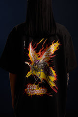 [UNISEX] LOCO MOSQUITO X RINZIN WASHED BLACK MOSQUITO FLAME SHIRT: Alternate View #12