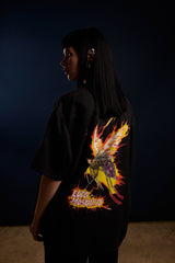 [UNISEX] LOCO MOSQUITO X RINZIN WASHED BLACK MOSQUITO FLAME SHIRT: Alternate View #13