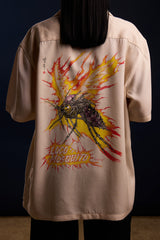 [UNISEX] LOCO MOSQUITO X RINZIN CREAM MOSQUITO FLAME SHIRT: Alternate View #10