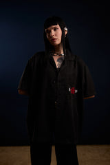 [UNISEX] LOCO MOSQUITO WASHED BLACK TEBORI SHIRT: Alternate View #15