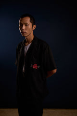 [UNISEX] LOCO MOSQUITO WASHED BLACK TEBORI SHIRT: Alternate View #10