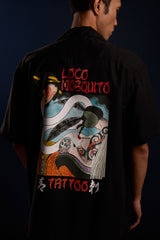 [UNISEX] LOCO MOSQUITO WASHED BLACK TEBORI SHIRT: Alternate View #6