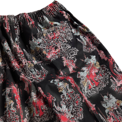 [UNISEX] JOE CHATT X LOCO MOSQUITO 'FINAL BLOODBATH' SUNFADED DRAWSTRING TROUSERS: Alternate View #4
