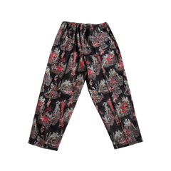 [UNISEX] JOE CHATT X LOCO MOSQUITO 'FINAL BLOODBATH' SUNFADED DRAWSTRING TROUSERS: Alternate View #2