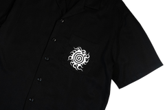 [UNISEX] LOCO MOSQUITO X RINZIN WASHED BLACK MOSQUITO FLAME SHIRT: Alternate View #3