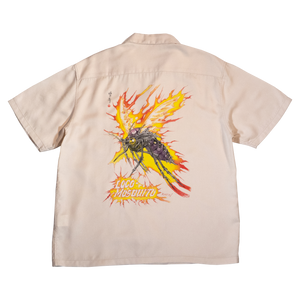 [UNISEX] LOCO MOSQUITO X RINZIN CREAM MOSQUITO FLAME SHIRT