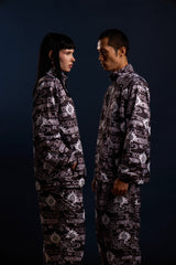 [UNISEX] TOMAS TOMAS X LOCO MOSQUITO DRAWSTRING CUFF SPORTSWEAR TROUSERS (BLACK / GREY): Alternate View #15
