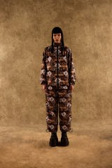 [UNISEX] TOMAS TOMAS X LOCO MOSQUITO DRAWSTRING CUFF SPORTSWEAR TROUSERS (BLACK / BROWN): Alternate View #16