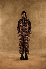 [UNISEX] TOMAS TOMAS X LOCO MOSQUITO DRAWSTRING CUFF SPORTSWEAR TROUSERS (BLACK / BROWN): Alternate View #17