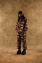 [UNISEX] TOMAS TOMAS X LOCO MOSQUITO DRAWSTRING CUFF SPORTSWEAR TROUSERS (BLACK / BROWN): Alternate View #19