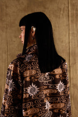 [UNISEX] TOMAS TOMAS X LOCO MOSQUITO ZIP-UP SPORTSWEAR JACKET (BLACK / BROWN): Alternate View #25