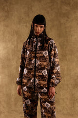 [UNISEX] TOMAS TOMAS X LOCO MOSQUITO ZIP-UP SPORTSWEAR JACKET (BLACK / BROWN): Alternate View #28