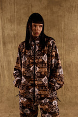 [UNISEX] TOMAS TOMAS X LOCO MOSQUITO ZIP-UP SPORTSWEAR JACKET (BLACK / BROWN): Alternate View #31