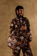 [UNISEX] TOMAS TOMAS X LOCO MOSQUITO ZIP-UP SPORTSWEAR JACKET (BLACK / BROWN): Alternate View #32
