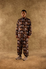 [UNISEX] TOMAS TOMAS X LOCO MOSQUITO ZIP-UP SPORTSWEAR JACKET (BLACK / BROWN): Alternate View #7