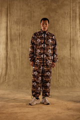 [UNISEX] TOMAS TOMAS X LOCO MOSQUITO ZIP-UP SPORTSWEAR JACKET (BLACK / BROWN): Alternate View #8