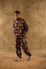 [UNISEX] TOMAS TOMAS X LOCO MOSQUITO ZIP-UP SPORTSWEAR JACKET (BLACK / BROWN): Alternate View #10