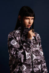 [UNISEX] TOMAS TOMAS X LOCO MOSQUITO ZIP-UP SPORTSWEAR JACKET (BLACK / GREY: Alternate View #28