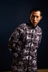 [UNISEX] TOMAS TOMAS X LOCO MOSQUITO ZIP-UP SPORTSWEAR JACKET (BLACK / GREY: Alternate View #14