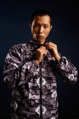 [UNISEX] TOMAS TOMAS X LOCO MOSQUITO ZIP-UP SPORTSWEAR JACKET (BLACK / GREY: Alternate View #13