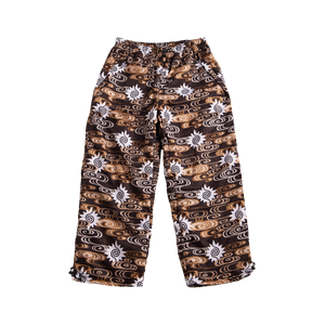 [UNISEX] TOMAS TOMAS X LOCO MOSQUITO DRAWSTRING CUFF SPORTSWEAR TROUSERS (BLACK / BROWN)