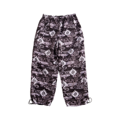 [UNISEX] TOMAS TOMAS X LOCO MOSQUITO DRAWSTRING CUFF SPORTSWEAR TROUSERS (BLACK / GREY): Alternate View #1