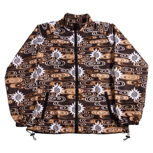 [UNISEX] TOMAS TOMAS X LOCO MOSQUITO ZIP-UP SPORTSWEAR JACKET (BLACK / BROWN)