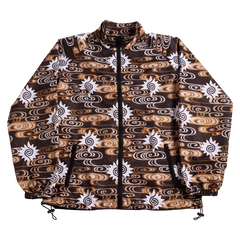 [UNISEX] TOMAS TOMAS X LOCO MOSQUITO ZIP-UP SPORTSWEAR JACKET (BLACK / BROWN): Alternate View #1