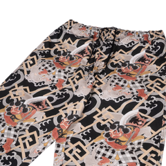 [UNISEX] YOSHIO HONJO X LOCO MOSQUITO 'KINTARO RAIJYU' DRAWSTRING TROUSERS: Alternate View #2