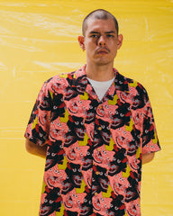 [UNISEX] TEIDE X LOCO MOSQUITO "PANTHER HEADS" SHORT SLEEVE SHIRT: Alternate View #9