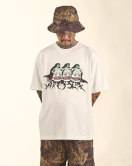 [UNISEX] BANGXGANJI X LOCO MOSQUITO REVERSIBLE CAMO BUCKET HAT (BROWN / GREEN): Alternate View #9