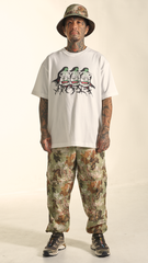 [UNISEX] BANGXGANJI X LOCO MOSQUITO BELTED ZIP-OFF TROUSERS / SHORTS (GREEN): Alternate View #16