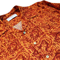 CHE CHO LE TATOOER X LOCO MOSQUITO ORANGE LONG SLEEVE SHIRT: Alternate View #3