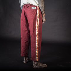 [UNISEX] CHE CHO LE TATOOER X LOCO MOSQUITO BURGUNDY TROUSERS: Alternate View #3