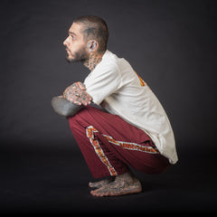 [UNISEX] CHE CHO LE TATOOER X LOCO MOSQUITO BURGUNDY TROUSERS: Alternate View #5