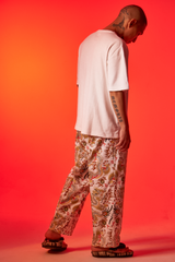 [UNISEX] TOMAS TOMAS X LOCO MOSQUITO 108 DRAGONS OFF-WHITE BELTED TROUSERS: Alternate View #9