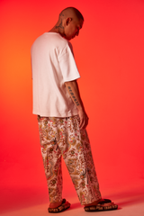 [UNISEX] TOMAS TOMAS X LOCO MOSQUITO 108 DRAGONS OFF-WHITE BELTED TROUSERS: Alternate View #10