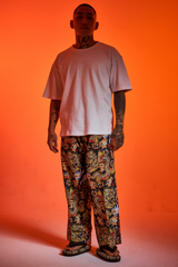 [UNISEX] TOMAS TOMAS X LOCO MOSQUITO 108 DRAGONS BLACK BELTED TROUSERS: Alternate View #5