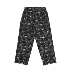 [UNISEX] GAKKIN X LOCO MOSQUITO JAPANESE LOTUS BELTED TROUSERS: Alternate View #2