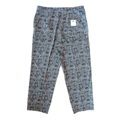 "GUY LE TATOOER X LOCO MOSQUITO" ALLOVER BLACK WAVES MENS TROUSERS: Alternate View #2