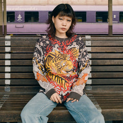 [UNISEX] GUY LE TATOOER X LOCO MOSQUITO TIGER DRAGON KOI LONG SLEEVE T-SHIRT: Alternate View #10