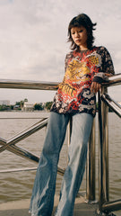 [UNISEX] GUY LE TATOOER X LOCO MOSQUITO TIGER DRAGON KOI LONG SLEEVE T-SHIRT: Alternate View #7