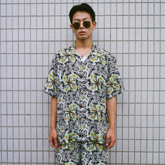[UNISEX] GOTCH SCROW ART X LOCO MOSQUITO JAPANESE CLOUDS THUNDER SHORTS: Alternate View #4