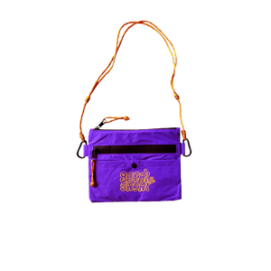 PURPLE SLING POUCH FRONT VIEW