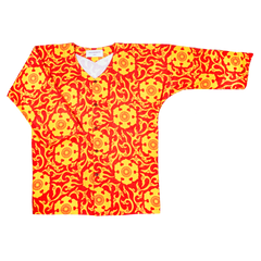 [UNISEX] SCROW ART X LOCO MOSQUITO JINJYA TRIBAL RED / YELLOW SHIRT: Alternate View #1