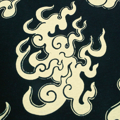 GUY LE TATOOER X LOCO MOSQUITO JAPANESE FLAME SET (BLACK / IVORY): Alternate View #7