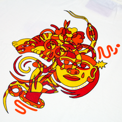 [UNISEX] CHE CHO LE TATOOER X LOCO MOSQUITO TRIPPY PRINT T-SHIRT: Alternate View #3